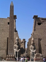 Luxor, Eingang des Luxor Tempels