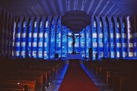 Brasilia, die Blaue Kapelle von innen