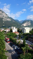 Riva del Garda, Aussicht vom Hotel Royal