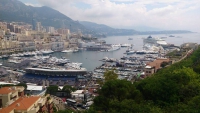 Monaco, vor dem Fürstenpalast, Aussicht