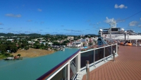Antigua und Barbuda, Saint John's, Aussicht von Deck