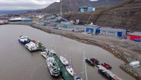 Spitzbergen, Longyearbyen, Hafen