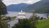 Flåm, Blick auf den Fjord