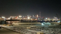 Dubai, Skyline bei Nacht