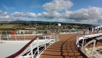 Schottland, Invergordon, Ansicht vom Schiff