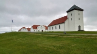 Island, Álftanes, Wohnhaus des Staatspräsidenten