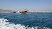 Oman, Khasab, Fahrt mit dem Tenderboot zur MSC Splendida