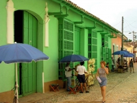 Gesehen in Trinidad, "das grünste Grün meines Lebens"