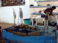 Imbissverkäufer am Guayabitos Strand