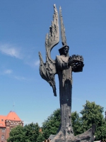 Stettin, Szczecin, Denkmal für die getöteten Werftabeiter