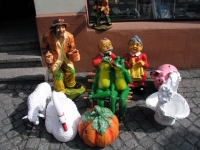 Bad Polzin (Połczyn-Zdrój), Figuren in der Fußgängerzone