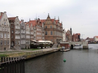 Danzig (Gdańsk), Mottlau mit Krantor