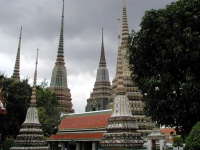 Innerhalb des Wat Pho