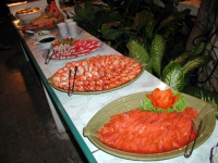 Vorspeisen beim Seafood Buffet des Pinnacle Resort Jomtien ...