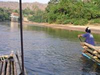 Sai Yok, Floßfahrt auf dem "River Kwai" (Khwae Noi)