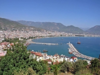 Antalya, Aussicht über Stadt und Hafen