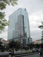 Das Gebäude der City Bank in Saigon / Saigon / HCMC