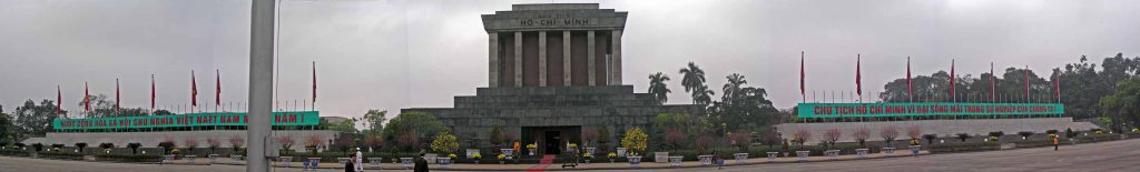 Hanoi / Ha Noi, Panorama des Ho Chi Minh Mausoleums / Lang Chu Tich Ho Chi Minh