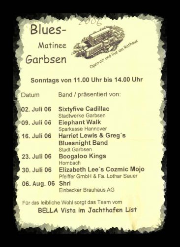 Programm der Musikmatinee Garbsen2006